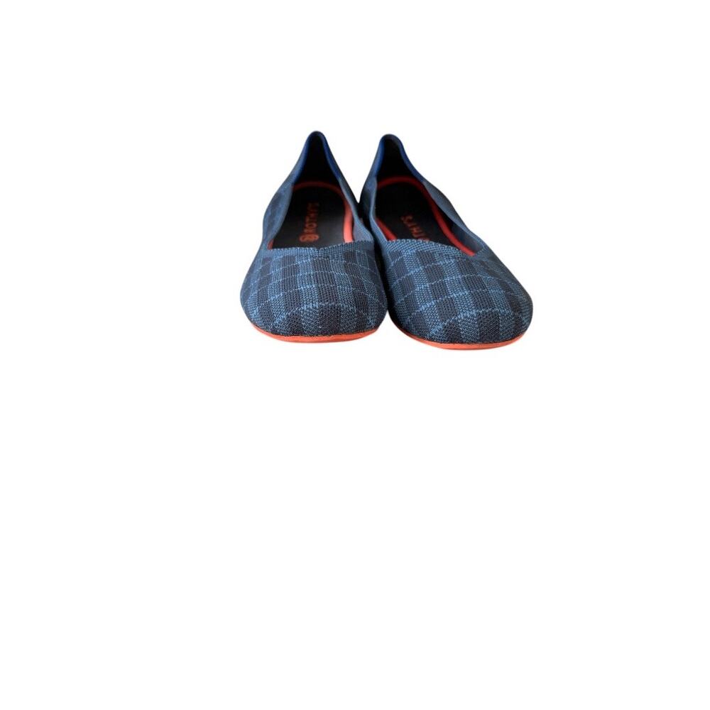Rothy’s The Point Flats in Blue Glen Plaid - Picture 6 of 9